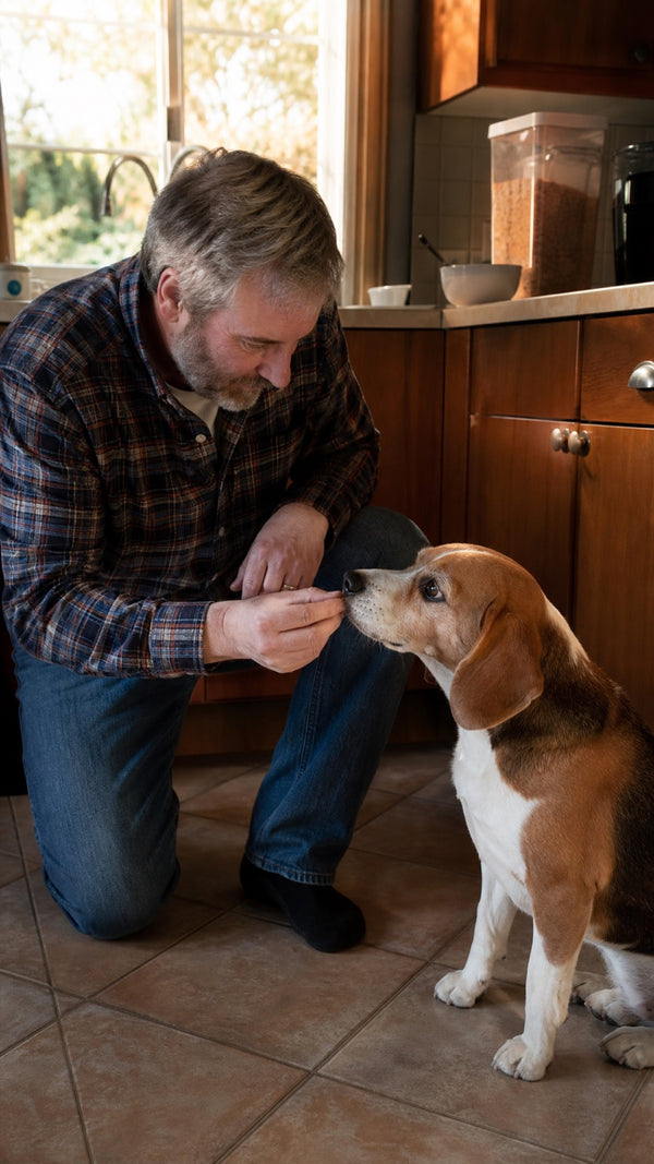Verified customer photo with their dog