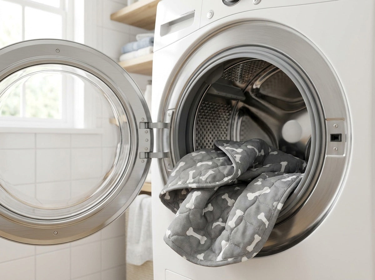 HiSnoot Pad in the washing machine
